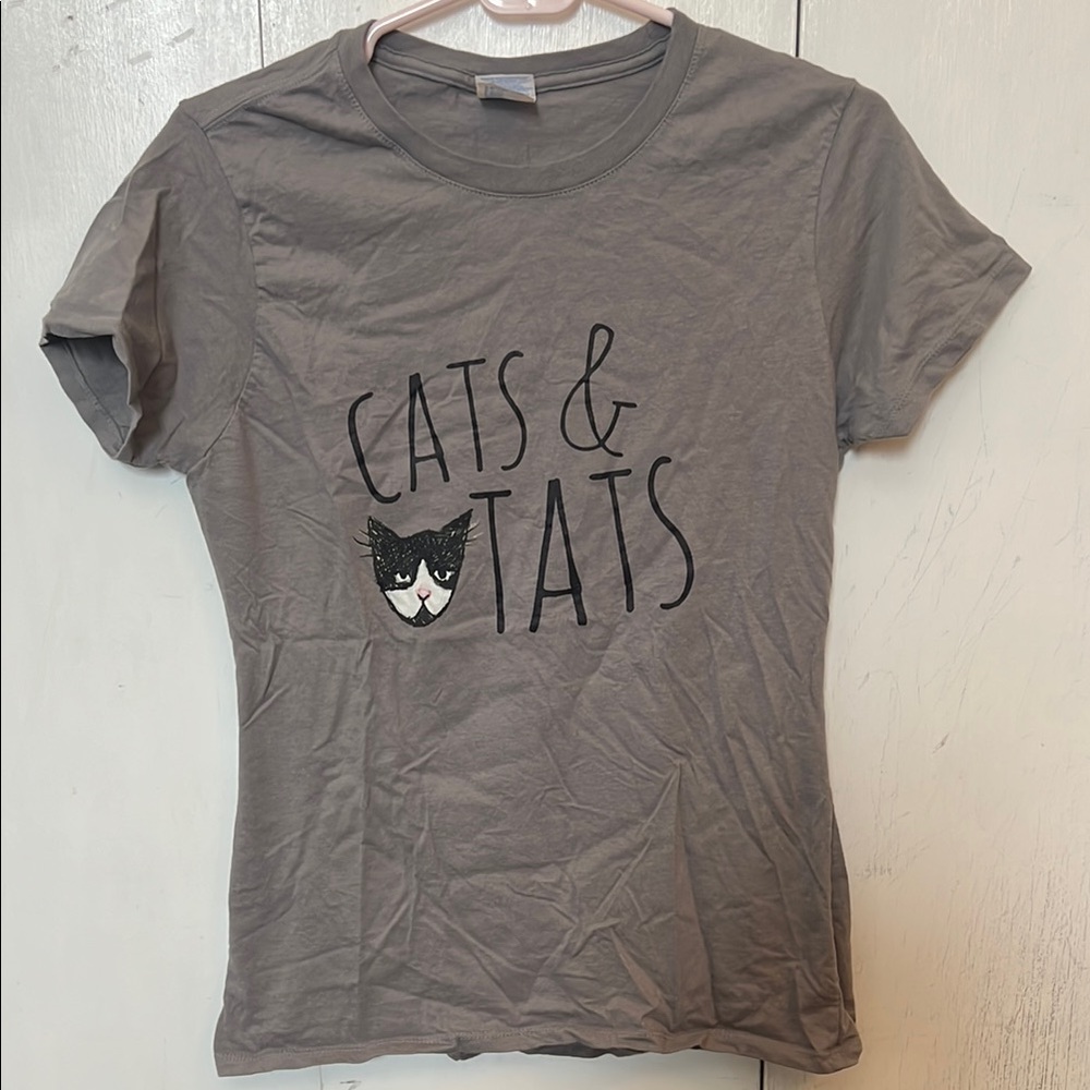 Gray Cats & Tats T-Shirt